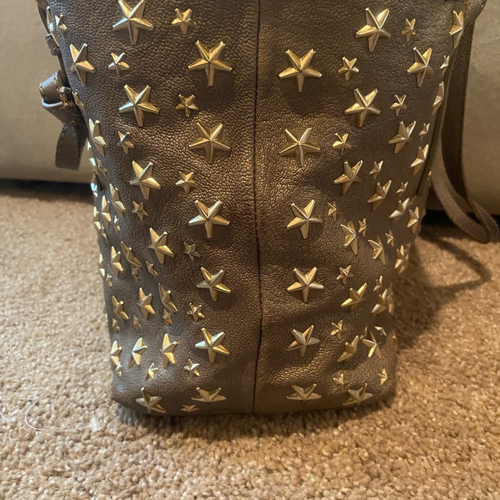 🚨🚨SOLD🚨🚨 GUC Jimmy Choo star studded tote - Picture 4 of 9